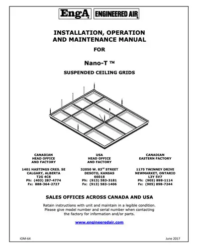 NANO-T Series Manuals