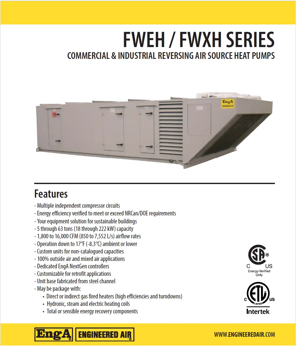 FWEH / FWXH SERIES