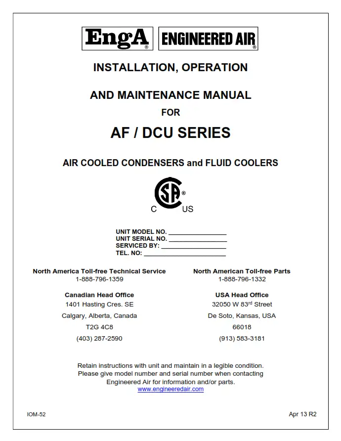 AF DCU Series